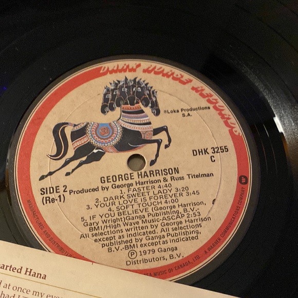 COPY - Goerge Harrison self titled vinyl - Picture 8 of 9